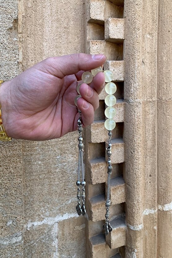 Hediye Toz Kehribar Kedi Göz Zaza Tesbih Dgn1182