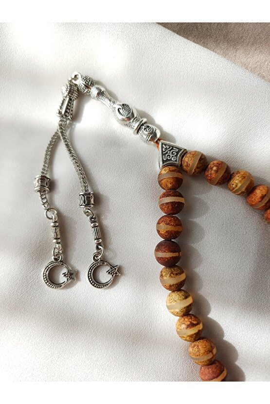 TİBET AKİK DOĞALTAŞ TESPİH