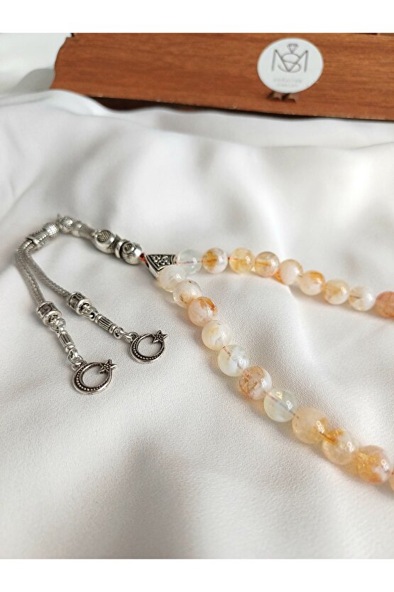 Sitrin Doğal Taş Tespih