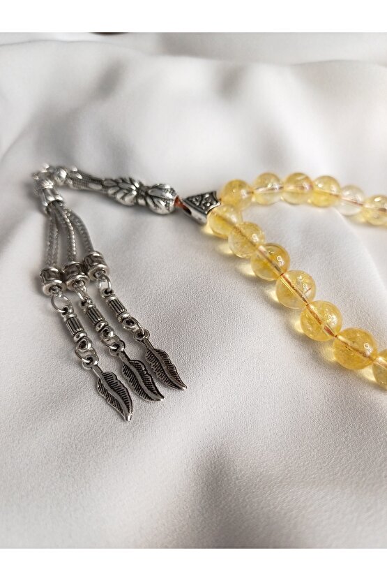 4A KALİTE SİTRİN DOĞAL TAŞ TESPİH