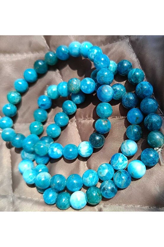 Markasına Benzetme Apatit Taşı Doğal Taş Renklendirilmiş Bileklik