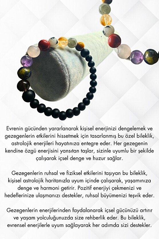 DOĞAL TAŞ-GEZEGEN ENERJİ BİLEKLİĞİ-