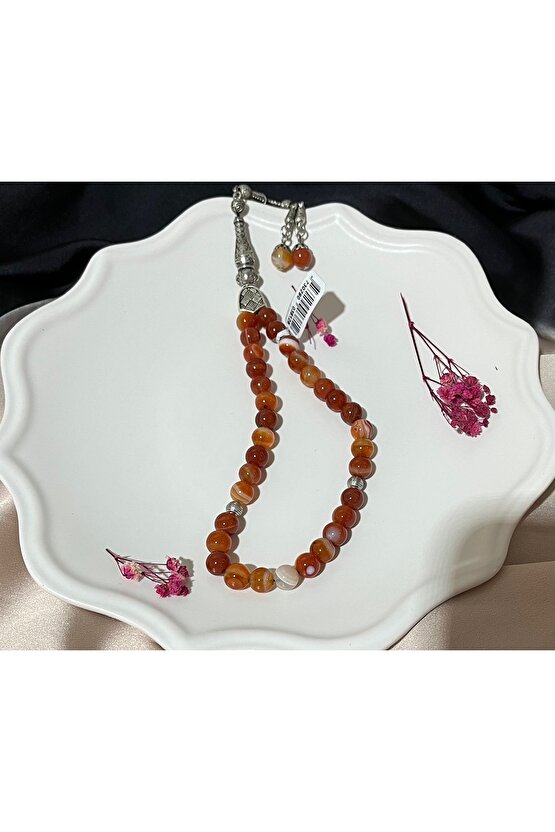 akik tesbih doğaltaş 8 mm