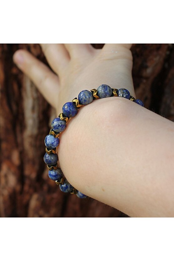 Lapis Lazuli Doğaltaş 8 Mm Küre Kesim