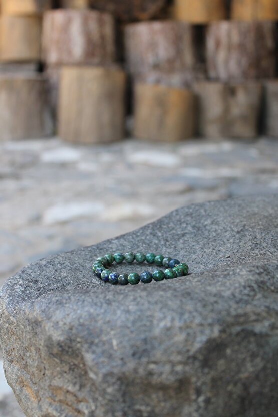 Azurit Doğaltaş Bileklik