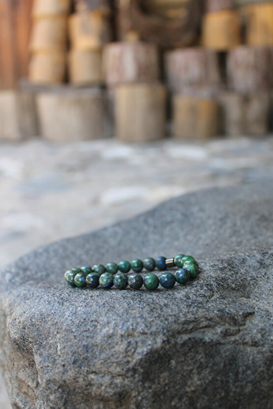 Azurit Doğaltaş Bileklik