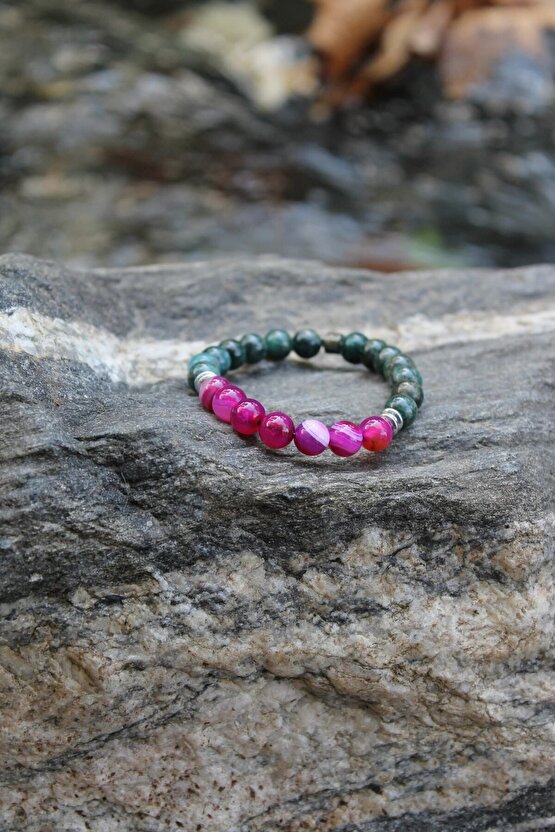 Apatit Akik Doğaltaş Bileklik