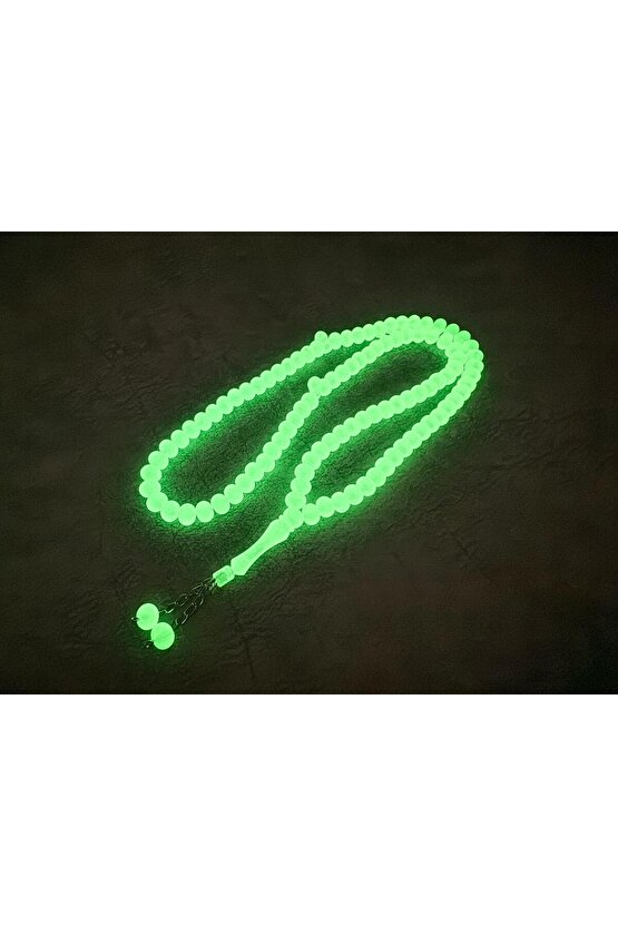 99 Luk Tesbih Fosforlu Karanlıkta Parlayan Kedigözü Tesbihbeyaz