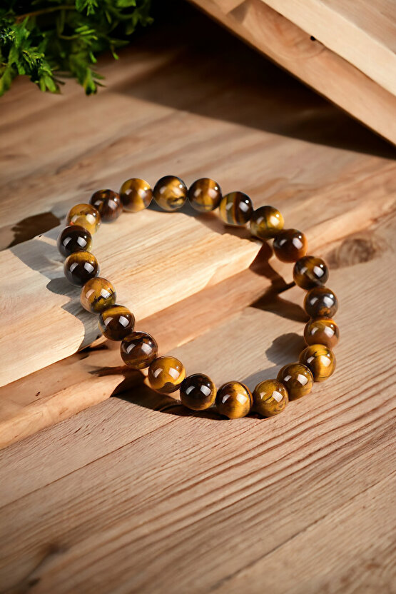 Kaplan Gözü Bileklik Orijinal Gerçek Kaplan Gözü Bileklik Esnek Misina Her Bileğe Uygun