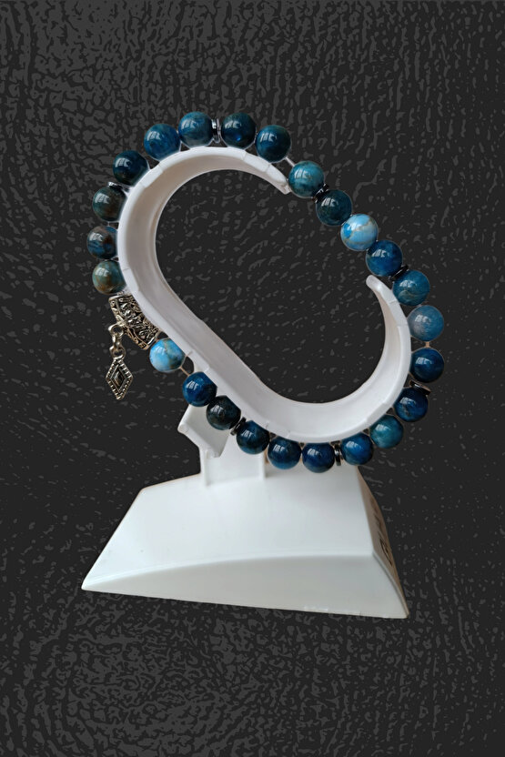 Apatit Taşı Bileklik Doğal Taş Orijinal Apatit Taşı Bileklik Takı