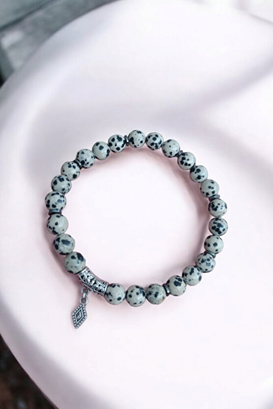 Bıldırcın Bileklik Orijinal Doğal Taş Kaliteli Gerçek Hakiki Taş Bileklik 8 mm Taş