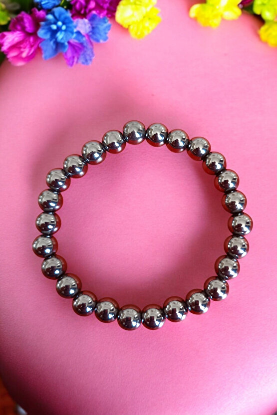 Hematit bileklik Orijinal Gerçek Hematit Taşı Bileklik (kaplama Değil) Doğal Taş