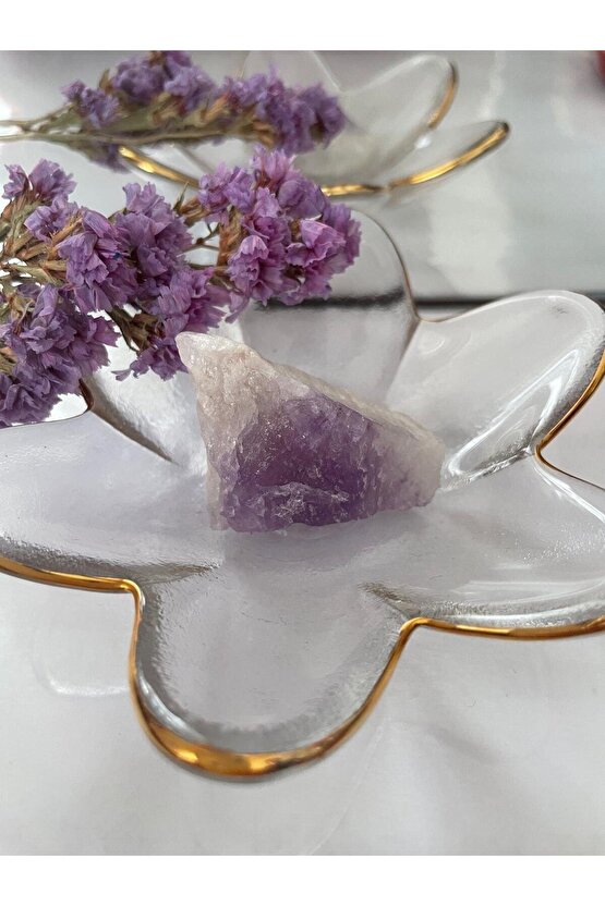 Ham Ametist Dekoratif Doğal Taş (sertifikalı)