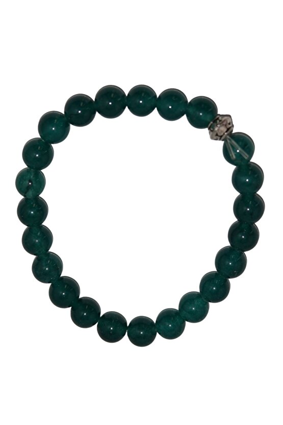 Parlak Mavi Yesim Tasi Doğal Taş Bileklik