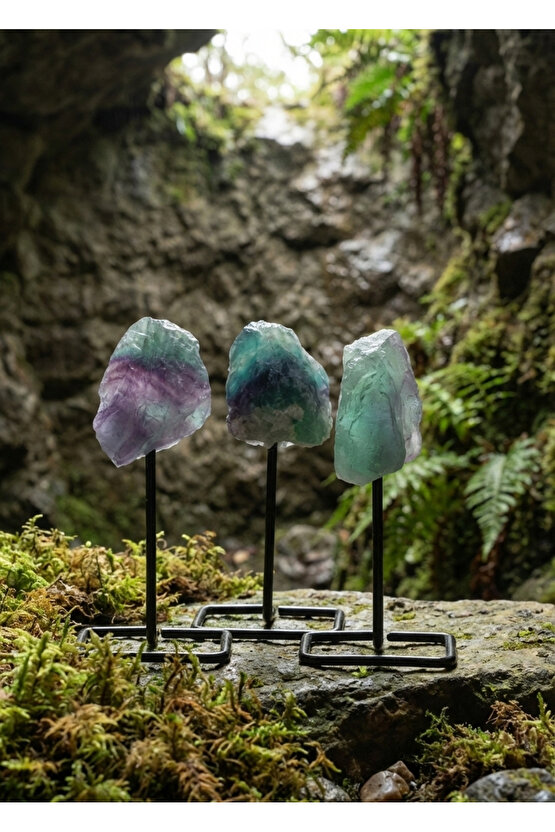 Florit Taşı Standlı Doğal Taş