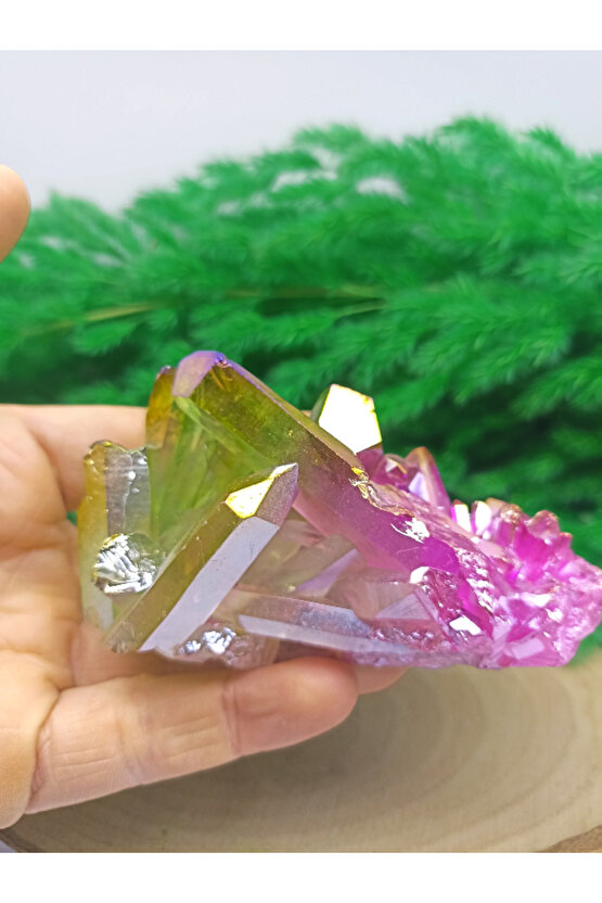 RAİNBOW PINK-GRENN MİX  QUARTSZ (232 GRAM)