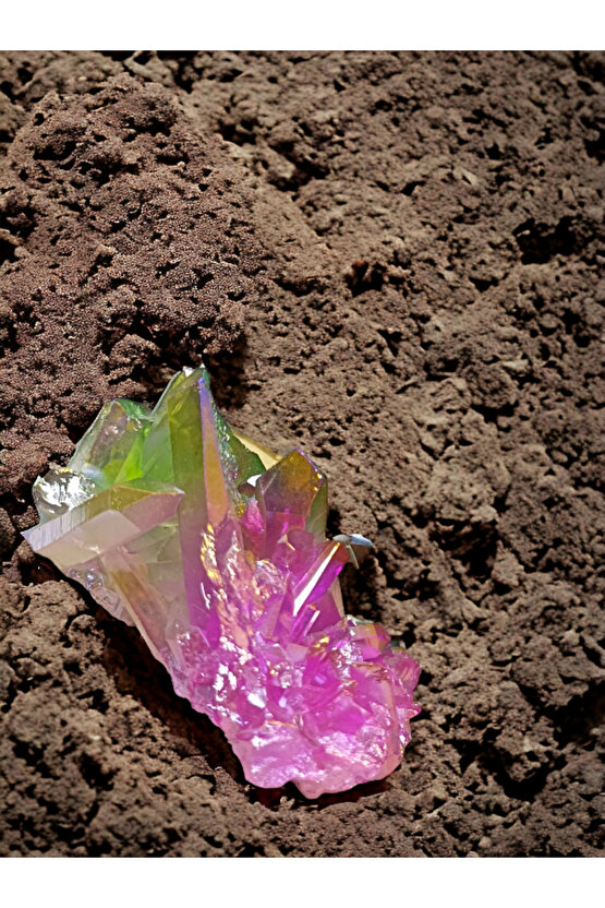 RAİNBOW PINK-GRENN MİX  QUARTSZ (232 GRAM)