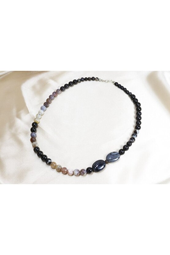 Kadın Karma Akik Kolye