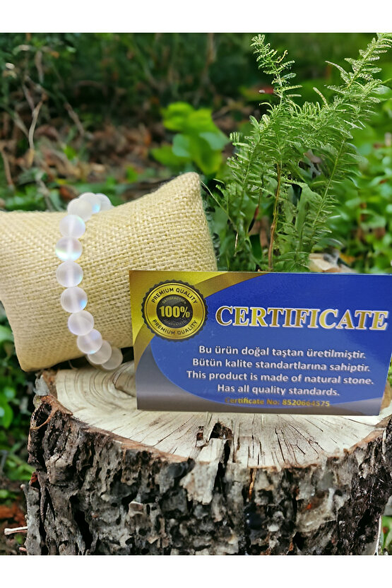 TERMAL QUARTSZ DOĞAL TAŞ BİLEKLİK