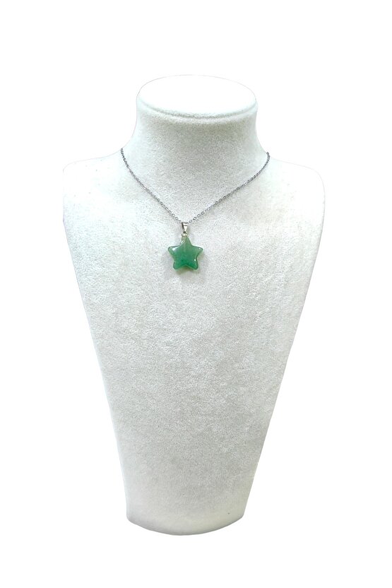 Aventurin Yıldız Doğal Taş Kadın Kolye