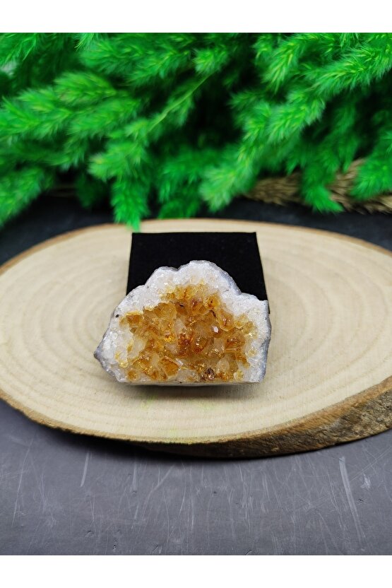 Ham Sitrin Kaya Dekoratif Doğal Taş (sertifikalı)