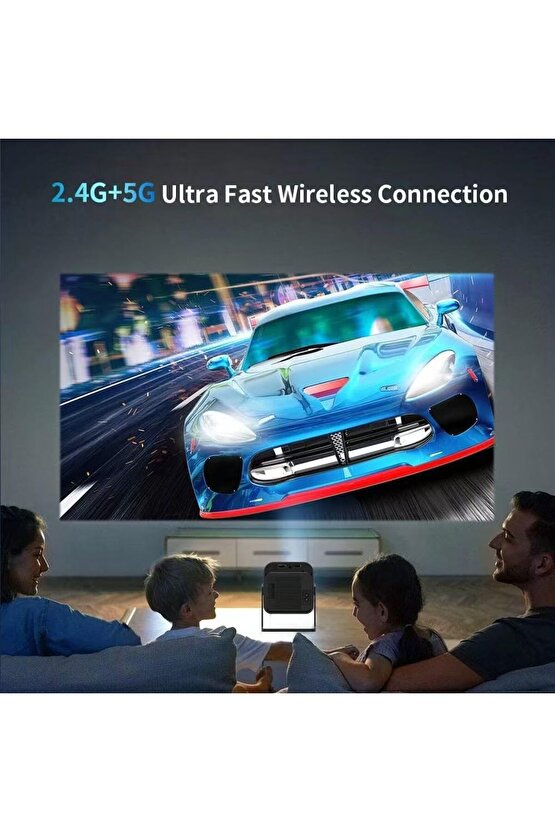 X12PLUS ANDROİD PROJEKTÖR + GAME PROJECTOR ULTRA HD 4K EV SİNEMA YANSITMA OYUN PROJEKSİYON CİHAZI