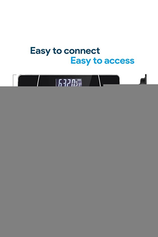 Dijital Baskül Yağ Su Kas Vücut Kitle Endeksi Kilo Ölçer Tartı Bluetooth lu