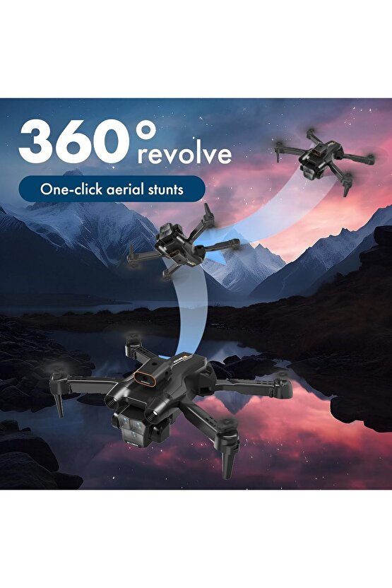 ÇİFT KAMERA DRONE UZAKTAN KUMANDA APP DESTEKLİ QUADCOPTER TEK TUŞ İNİŞ KALKIŞ