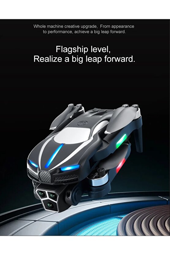 ÇİFT KAMERA VE BATARYALI DRONE UZAKTAN KUMANDALI APP DESTEKLİ QUADCOPTER TEK TUŞ İLE İNİŞ KALKIŞ