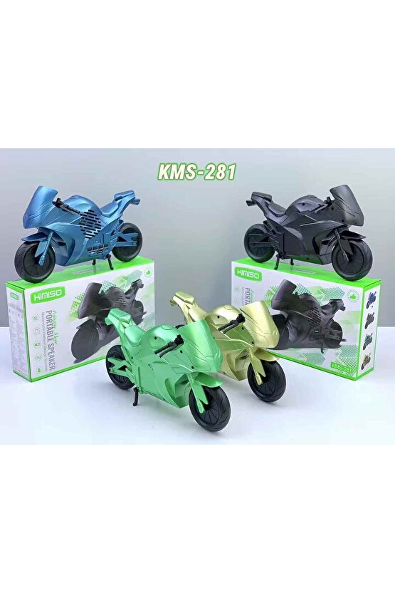 KMS-281 ŞARJLI BLUETOOTH HOPARLÖR 5W MİNİ RADYO SD KART USB GİRİŞLİ SES BOMBASI TWS ÖZELLİKLİ MOTOR
