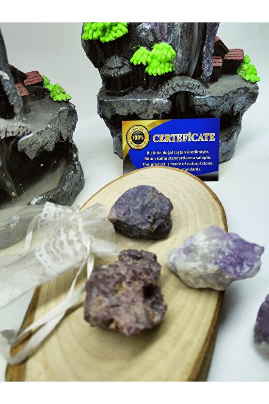 Lepidolit Ham Doğal Taş Kaya (sertifikalı)