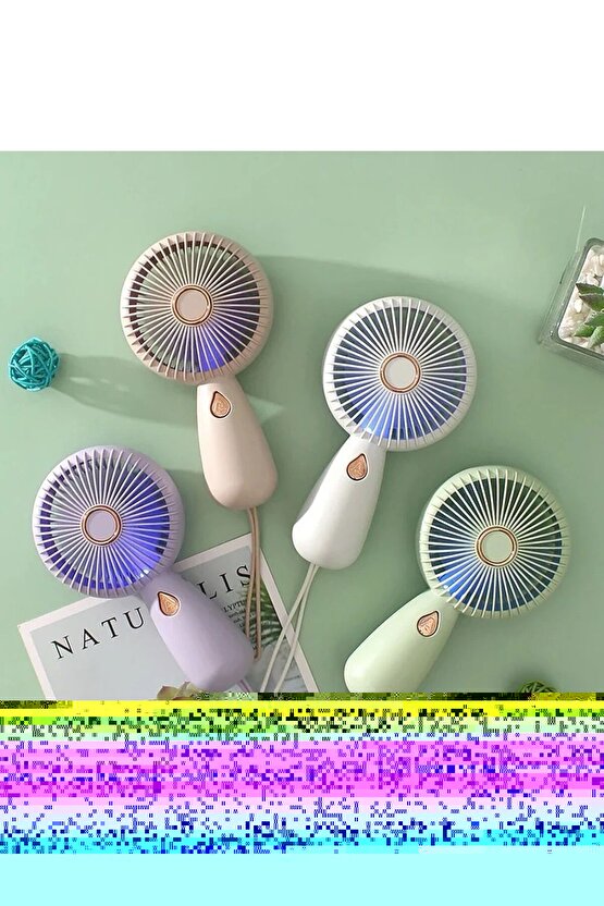 KLİPSLİ FAN MASAÜSTÜ BEBEK ARABASI ŞARJLI MANDALLI VANTİLATÖR 1800RPM 3600MAH