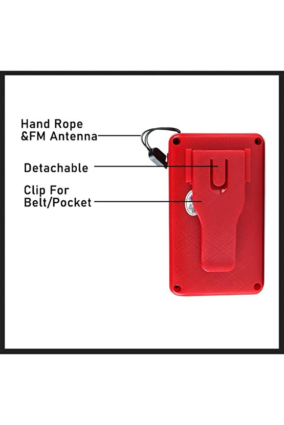 Mini Fm Radyo Şarjlı Bluetooth Speaker Sd Kart Usb Girişli Kablosuz Hoparlör Deprem Radyosu