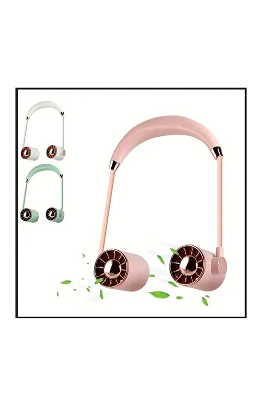 BOYUNLUK FAN HAVA SOĞUTUCU VANTİLATÖR BOYUNA ASMALI ŞARJLI 3 KADEMELİ MİNİ KLİMA