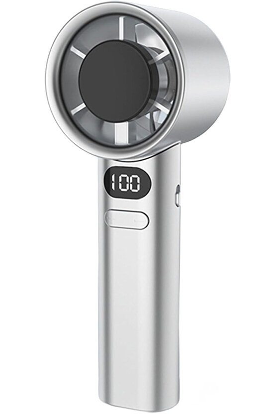 ŞARJLI EL FANI LED GÖSTERGELİ MİNİ KLİMA SERİNLETİCİ VANTİLATÖR