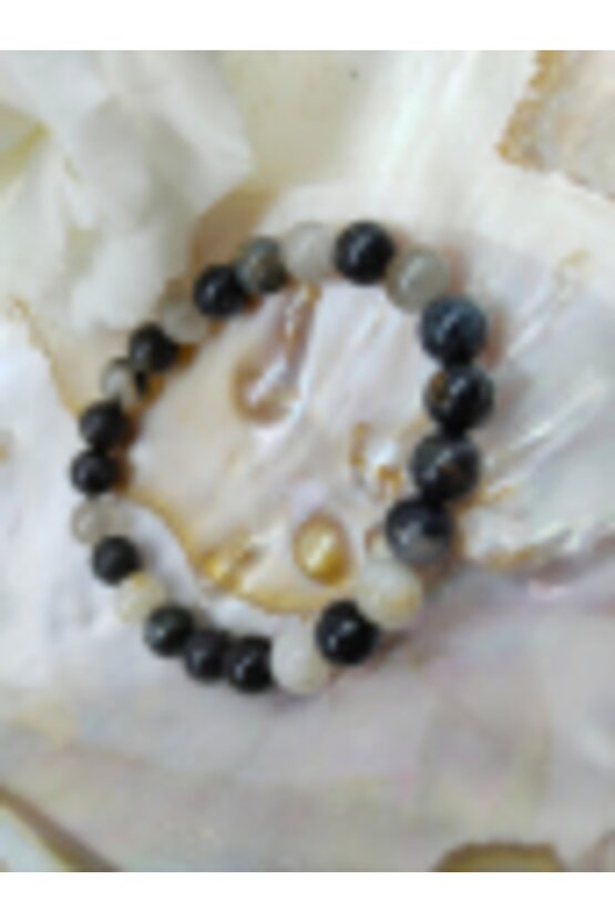 Rutil Quartsz Doğal Taş Bileklik (sertifikalı) (8mm)