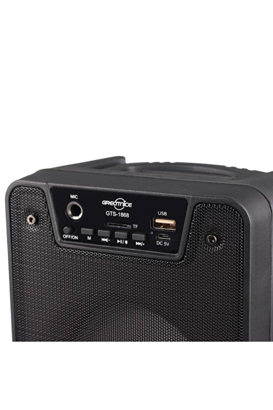 BLUETOOTH SPEAKER KABLOSUZ ŞARJLI HOPARLÖR LED IŞIKLI PARTY BOX MİKROFONLU SES BOMBASI