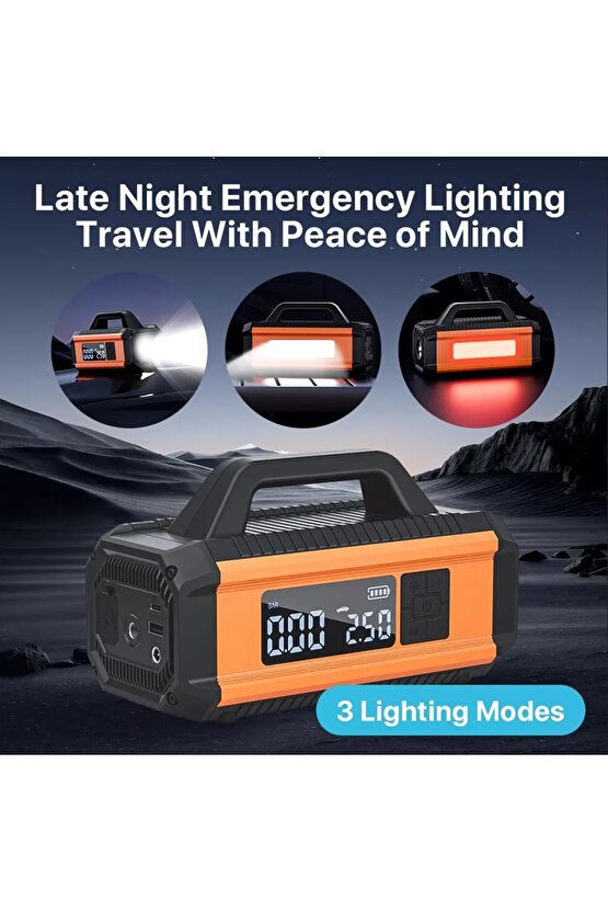 ACİL AKÜ TAKVİYE MARŞ MOTORU START 10000MAH 12V 150PSİ LASTİK ŞİŞİRME POMPASI POWERBANK LED LAMBA