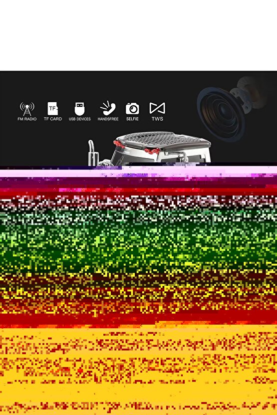 BLUETOOTH SPEAKER ŞARJLI KABLOSUZ HOPARLÖR PARTY BOX SES BOMBASI