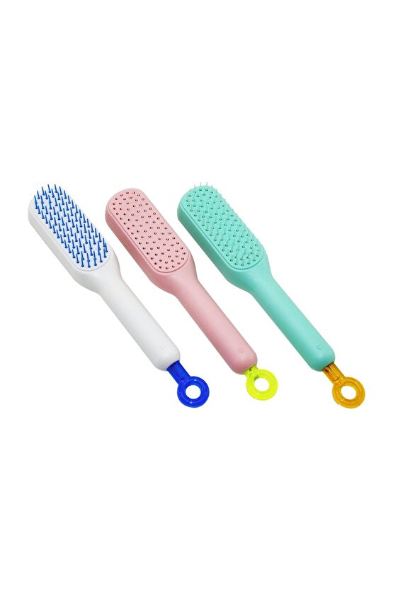 trendymr KOLAY TEMİZLENEN SAÇ FIRÇASI TARAK FIRÇA KILI AÇ KAPA Life 1021572