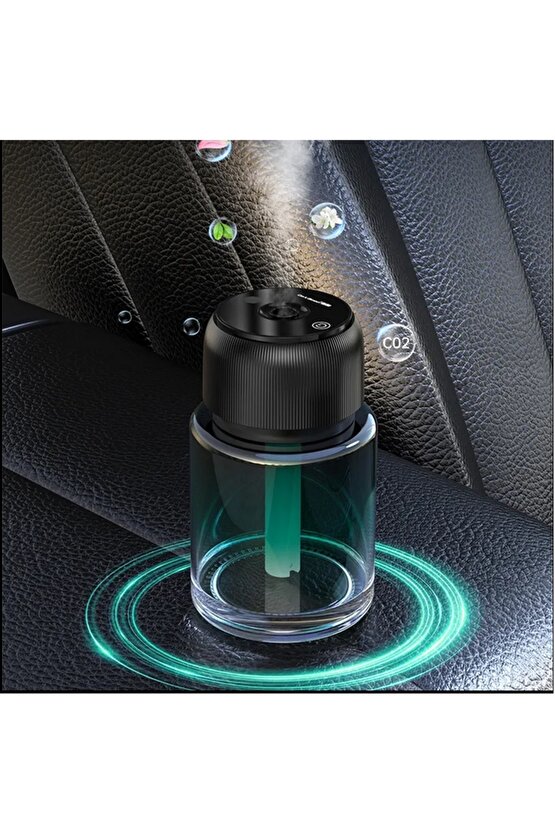 ŞARJLI ARAÇ İÇİ PARFÜM DİFÜZÖRÜ KOKULU HAVA NEMLENDİRİCİ HUMUDİFİER YILDIZ TAVAN LAZER