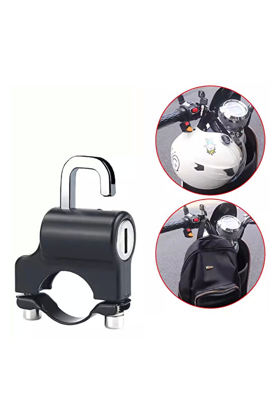 Sunup Sn-24295 22-26mm Unıversal Motosiklet Kask Kilidi