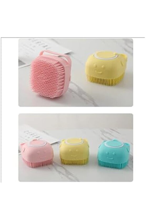 Monte Lua Çok Amaçlı Yumuşak Silikon Duş Lifi - Sabun Jel Şampuan Hazneli 1174223