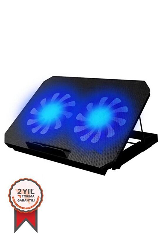 N99 Laptop Soğutucu Çift Fanlı Ayarlanabilir Dizüstü Bilgisayar Soğutma Fanı CF02