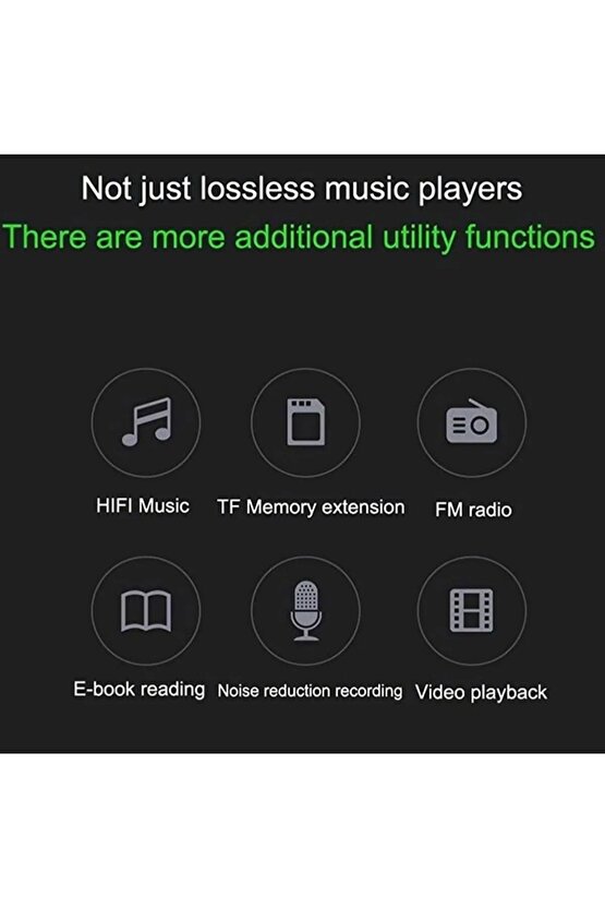 8 Gb Dahili Hafızalı Mp3 Çalar Ses Kayıt Fm Radyo Sd Kart Girişli Mp4 Player 1.8 Inç Renkli Ekran