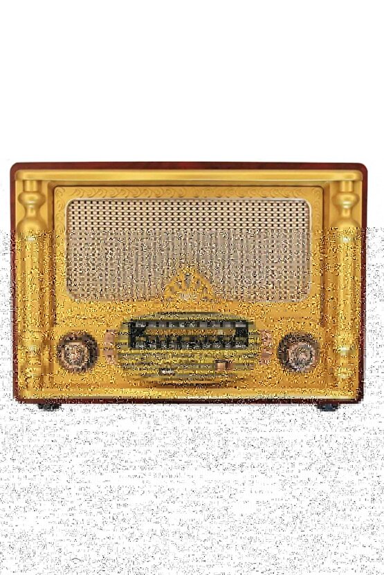 Büyük Boy Nostaljik Radyo Bluetooth Sd Kart Usb Girişli Kablosuz Hoparlör
