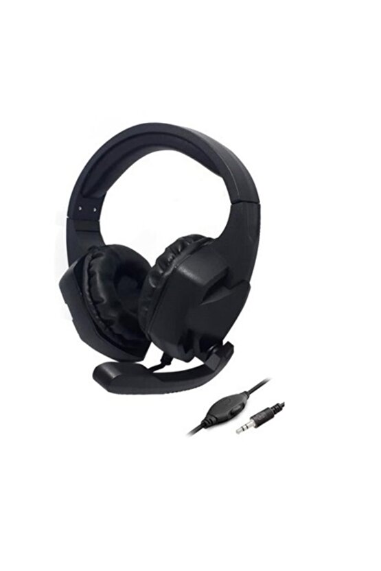 Oyuncu Kulaklığı Telefontabletpcps4 Uyumlu 3.5 mm Tek Jack Girişli Kulaküstü Mikrofonlu Kulaklık