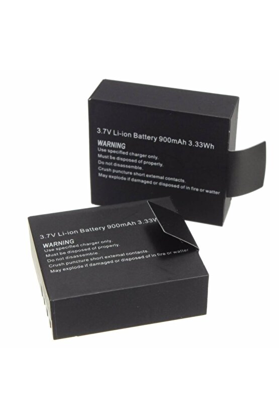 2 Adet Batarya Sjcam Aksiyon Kamera Bataryası Sj4000 3.7v 900mah 3.33wh