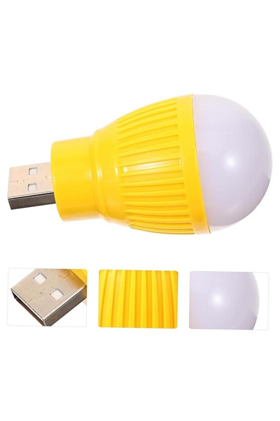 PM-34389 USB Beyaz Gece Lambası Mini Ampul Aydınlatma