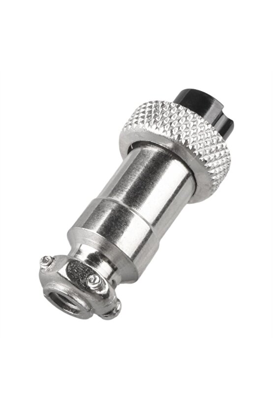 4 PİNLİ DİŞİ MAYK FİŞ (M12 - 12MM)